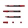 Permanent marker 0.5-4.6 mm, Erichkrause P-300, mowing tip, red