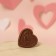 Figure chocolate "heart with an angel", milk, 7 g