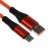 Type -C cable - USB, 5 A, TPE braid, thickened, 1 meter, orange