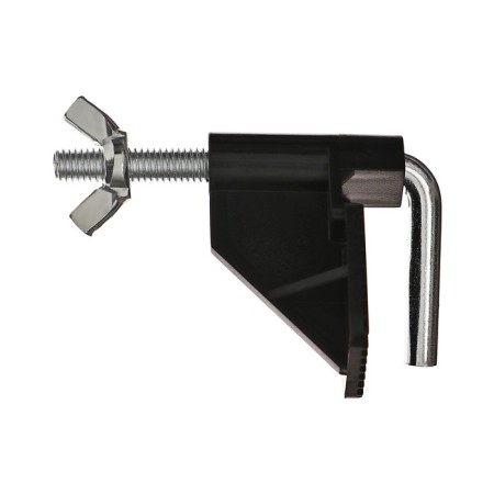 Mechanical griller Brauberg Ultra, fastening to the table, black body with red-4
