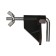 Mechanical griller Brauberg Ultra, fastening to the table, black body with red