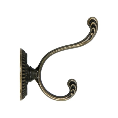 Hook furniture tundra TKD018, two -rod, bronze, 10 pcs-3