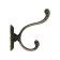 Hook furniture tundra TKD018, two -rod, bronze, 10 pcs