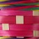 Wicker basket, d18 x 11 x 24 cm, pink, bamboo