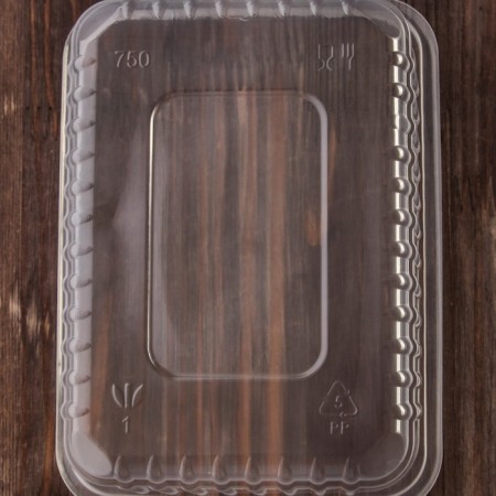 Container Plastic disposable “Yuzhuralpak”, KR-179, 750 ml, 17.9 × 13.2 × 5 cm, transparent color-2