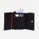 Women's wallet with lightning, black color