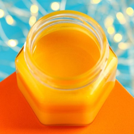 Honey Creamy Two -layer "Happy New Year", taste: Orange and ginger, 120 g.-1