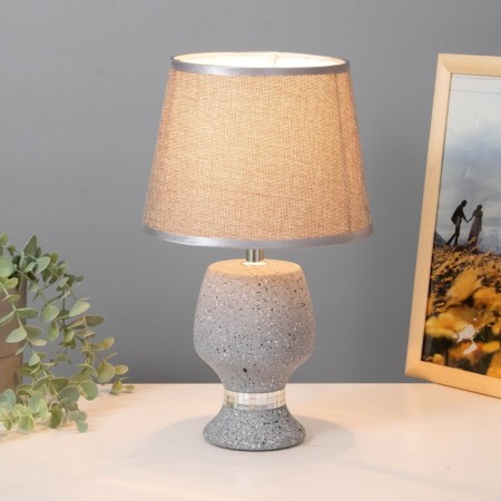Table lamp E14 40W gray 22x22x34 cm Risalux-1