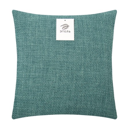 Pillowcase decorative Ethel Style 45x45 cm, green color, polyester-4