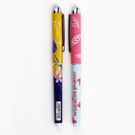Handle Ball plastic with a cap “Educator”, mix, blue paste 1.0 mm-1