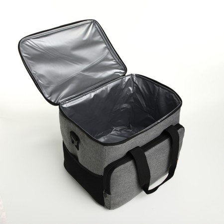 Thermal -mosquito with zipper, external pocket, 27 l, color gray color-2