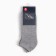 A set of men's socks (3 pairs) shortened, gray color, size 40-44