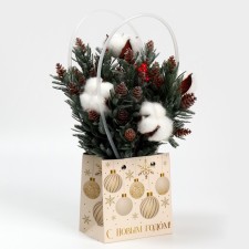 Moisture -resistant package for “New Year”, 11.5 x 12 x 8 cm, New Year