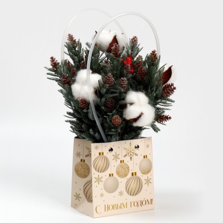 Moisture -resistant package for “New Year”, 11.5 x 12 x 8 cm, New Year