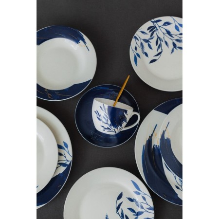 Service Tea porcelain shade Ternura, 12 items: 6 cups 250 ml, 6 saucer d = 15 cm-9