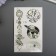 Tattoo on the body color phosphorus "planets" 12x7.5 cm
