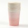 A single -single -paper glass "Pink Ceramics", 250 ml