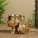 Sugar tower 12x7x15 cm, brass