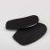 Shoes for shoes, leather, 9.5 × 7 cm, steam, black color