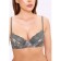 Women's bracket Emisa, size 80e, dark green color