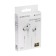 Headphones Borofone BM30 Pro, vacuum, microphone, jack 3.5 mm, cable 1.2 m, white