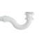 Siphon for shower pallet ORIO A-42589, 1 1/2 "x40 mm, with corrugation 40x40/50 mm