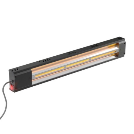 SBSB-2000 "Cedar" heater, infrared, wall, 1500 watts, black