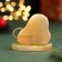 Souvenir "Be happy! 2025", with a bell, selenite, 6x6x4.5 cm
