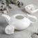Teapot porcelain blanket Wilmax, 450 ml, white color