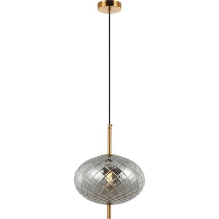 Suspension lamp SPHERE 1XE27 40W, size 27x27x3.5-150 cm, bronze color