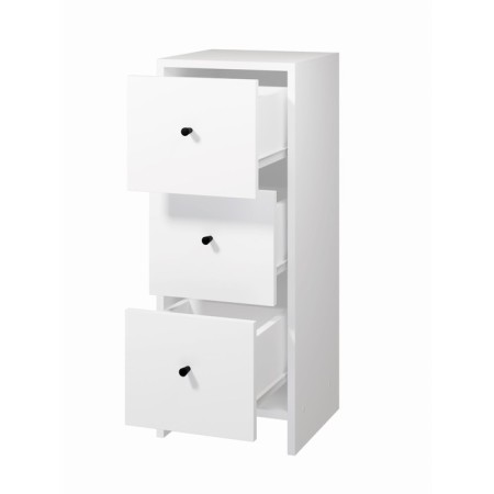 Комод 3Я-300, 300х300х776, Квадро/Белый-1