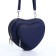 Bag Women's Cross-Bodi with a zipper, blue color