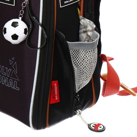 Frame backpack 35 x 26 x 14 cm, filling: bag, Across 490, black/blue 23-490-7-11