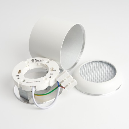 Ceiling light Feron HL365, IP20, GX53, 12 W, 82x82x80 mm, white color-2