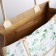 Shoper without fasteners, beige color/multi -colored