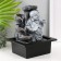The desktop fountain from the network, the backlight "Gray Hothee with Brakhal" 21x17.5x25 cm