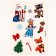 New Year's notebook - New Year's engraving “New Year! Snow Maiden with a fox ", 10 sheets, a sheet of stickers