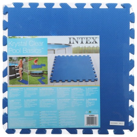 Puzzle litter for the pool, modular, 50 x 50 x 0.8 cm, 8 parts, 29081 intex-1