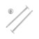 Self -tapping screws "Tundra", with a press -shaped, drilling, 4.2x57 mm, galvanized, 1 kg