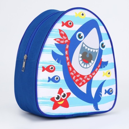 Baby backpack for the boy "Akulenok", district. 23x20.5 cm-1