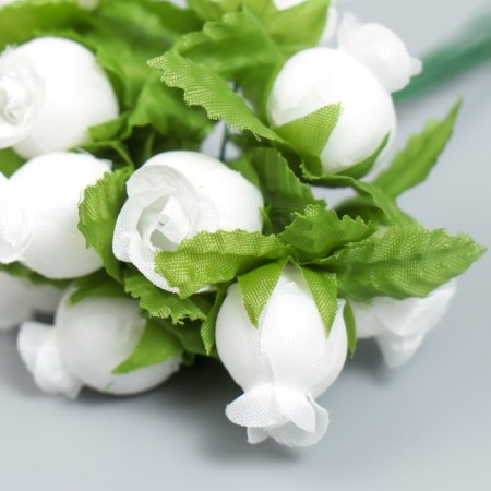 Flowers for decorating "rose form" white 1 bouquet = 12 colors 10 cm-2