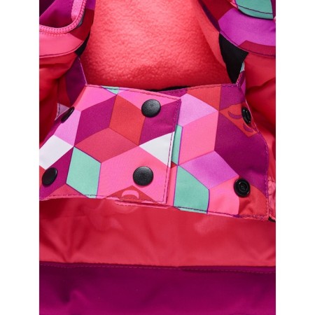 Ski costume for a girl, height 122 cm, raspberry color-9