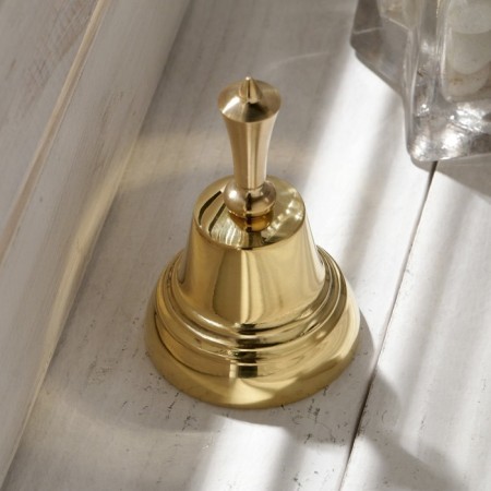 Valdaisky bell "vertebra No. 4", polished, with a short handle, d = 45 mm-1