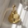 Valdaisky bell "vertebra No. 4", polished, with a short handle, d = 45 mm