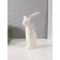 Souvenir Ceramics "White Bunny with a large bow" 10.5x19.5x29.5 cm
