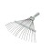 Fan, wire, 18 teeth, galvanized, without a cuttings
