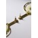 Earrings Assorted "deja vu", white color in gold