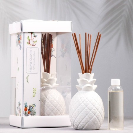 Ceramic pineapple diffuser, 150 ml, mix, coriander
