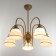 Dapiye chandelier 5he27 40W gold 57x57x40 cm Bayerlux