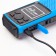 Battery Light, 1500 mAh, radio, column, with a solar battery, blue